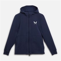 Castore Womens Hooded Travel Jacket Peacoat