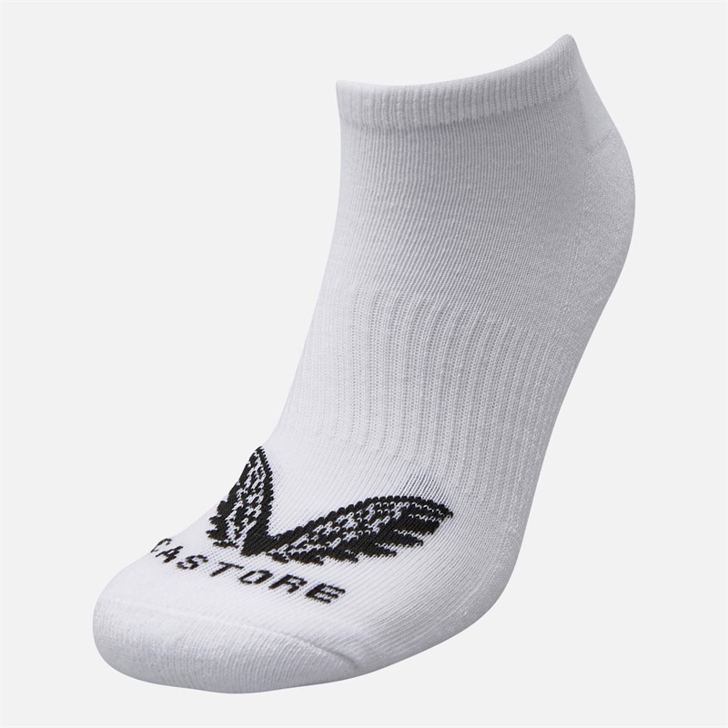 Castore Three Pack No Show Socks White