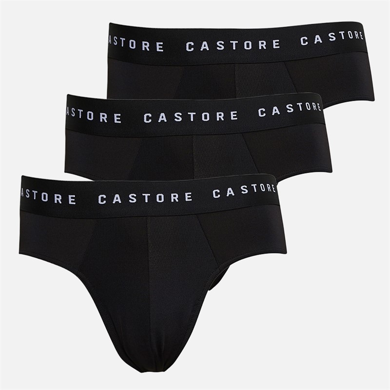 Castore Mens Bligh Three Pack Performance Briefs Black