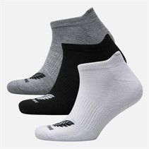 Castore Three Pack No Show Socks White/Black/Grey