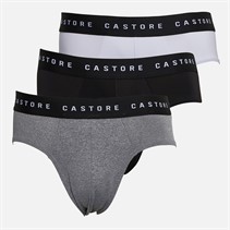 Castore Mens Astill Three Pack Performance Briefs Black/White/Grey