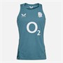 Castore Womens RFU England Rugby Performance Racer Back Vest Storm Blue