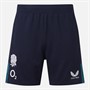 Castore Mens RFU England Rugby Performance Knit Shorts Inkwell/Storm Blue