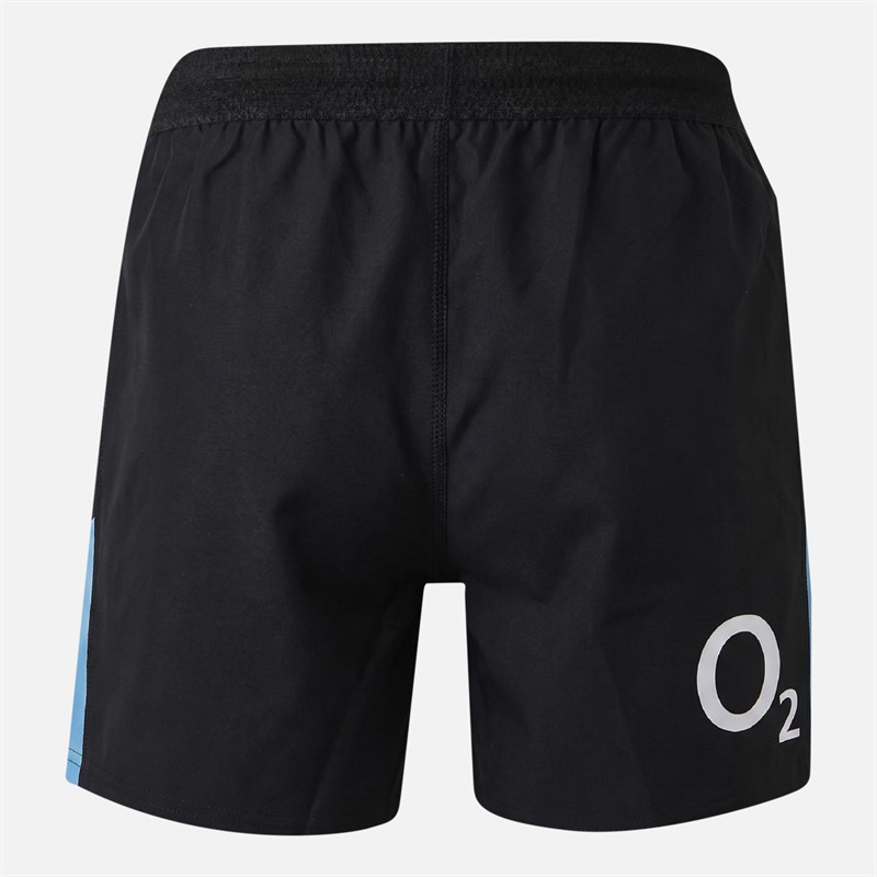 Castore Mens RFU England Rugby 25/26 Alternate Shorts Caviar/Swim Cap