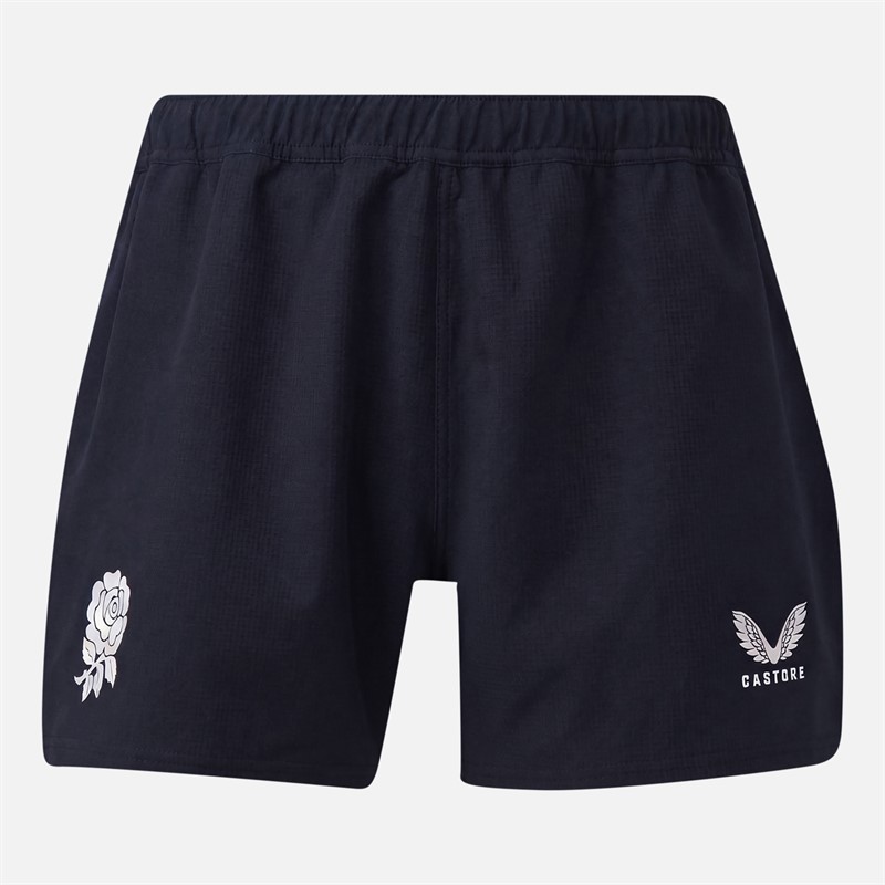 Castore Mens RFU England Rugby Contact Shorts Inkwell/Storm Blue