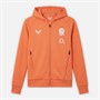 Castore Junior RFU England Rugby Performance Full Zip Hoodie Melon