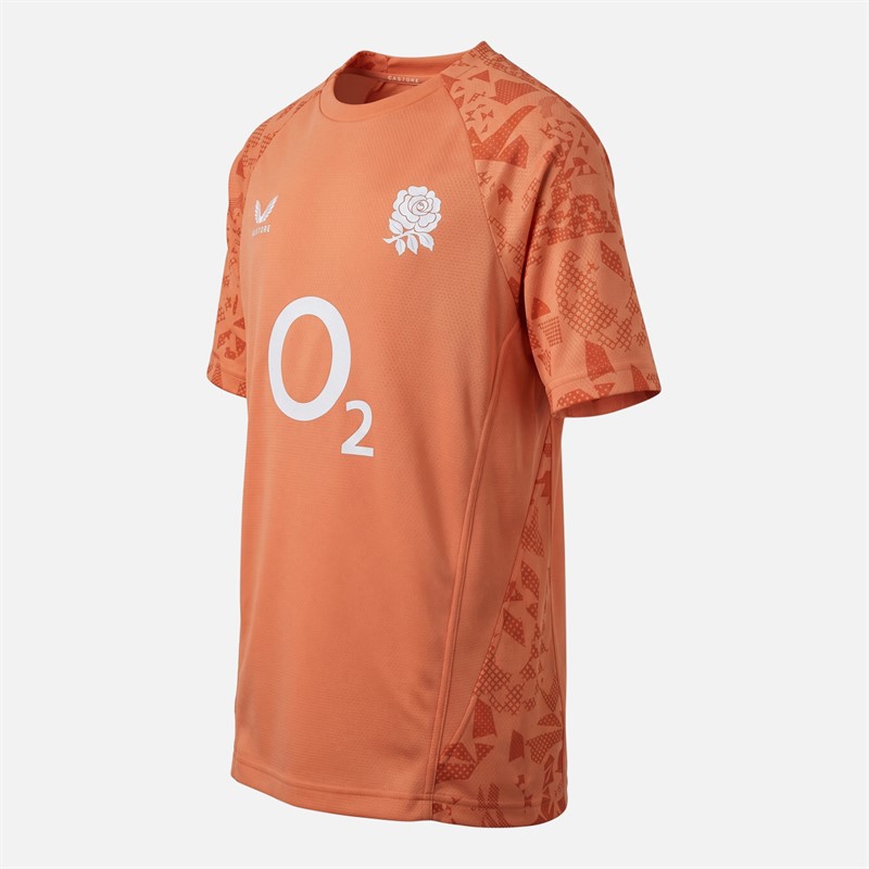 Castore Junior RFU England Rugby Performance T-Shirt Melon