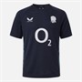 Castore Junior RFU England Rugby Performance T-Shirt Inkwell/Storm Blue