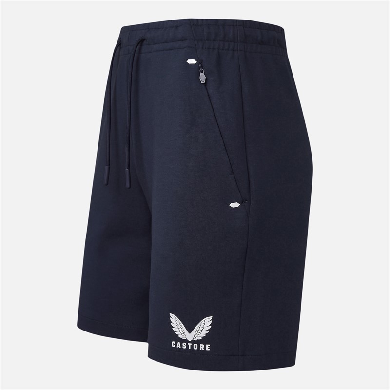 Castore Womens RFU England Rugby Travel Knit Shorts Inkwell