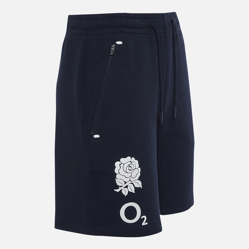 Castore Womens RFU England Rugby Travel Knit Shorts Inkwell