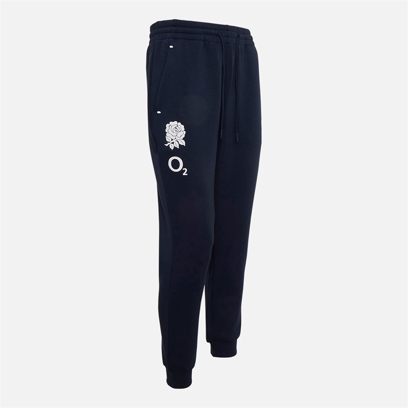 Castore Mens RFU England Rugby Travel Knit Pants Inkwell