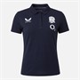 Castore Womens RFU England Rugby Travel Polo Shirt Inkwell