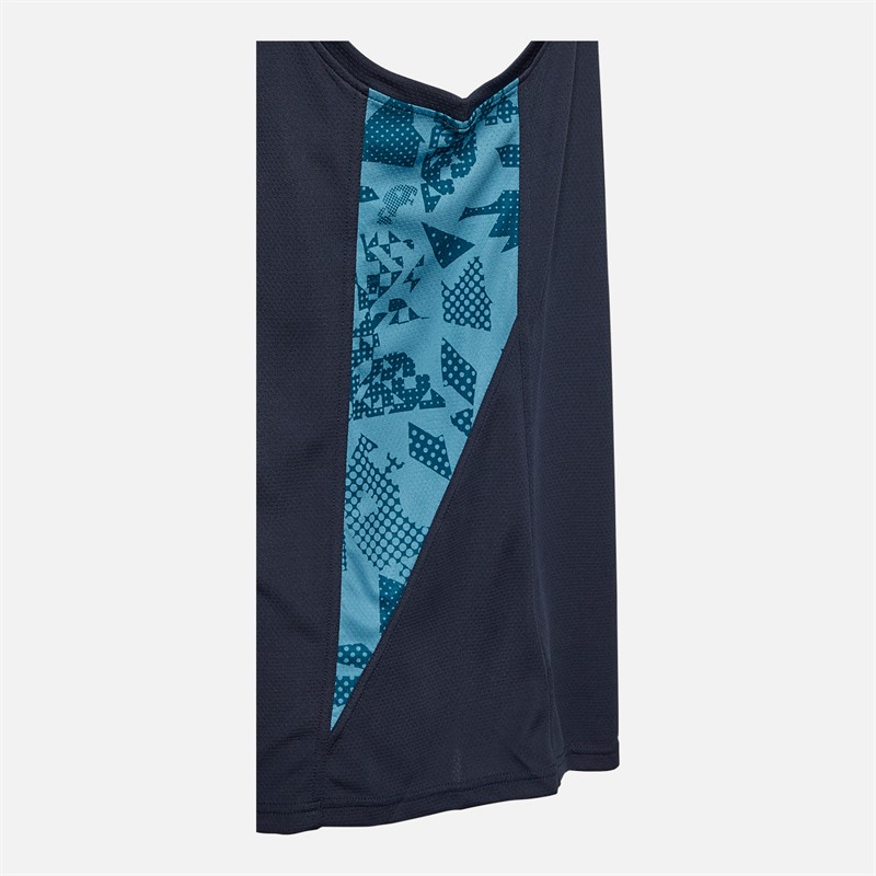 Castore Mens Plus Size RFU England Rugby Performance Sleeveless Top Inkwell/Storm Blue