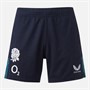 Castore Womens RFU England Rugby Performance Knit Shorts Inkwell/Storm Blue