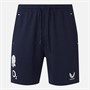 Castore Mens RFU England Rugby Travel Knit Shorts Inkwell