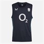 Castore Mens Plus Size RFU England Rugby Performance Singlet Vest Inkwell/Storm Blue