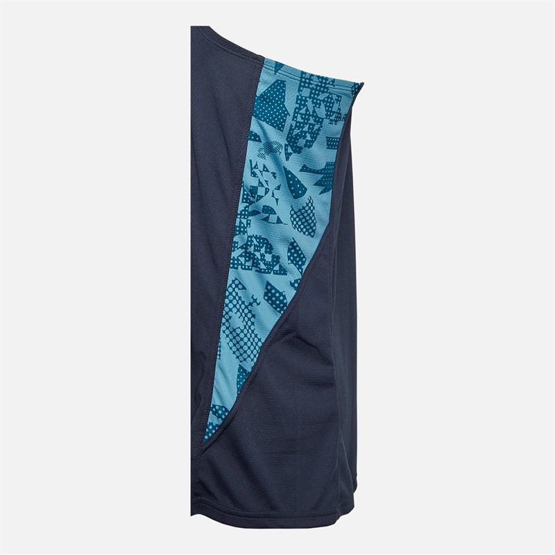 Castore Mens Plus Size RFU England Rugby Performance Singlet Vest Inkwell/Storm Blue