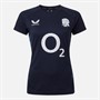 Castore Womens RFU England Rugby Performance T-Shirt Inkwell/Storm Blue