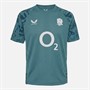 Castore Junior RFU England Rugby Performance T-Shirt Storm Blue