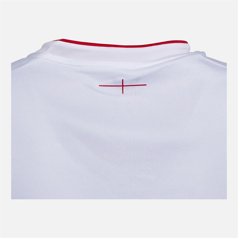 Castore Womens RFU England Rugby 25/26 Home Jersey Brilliant White/Lipstick Red