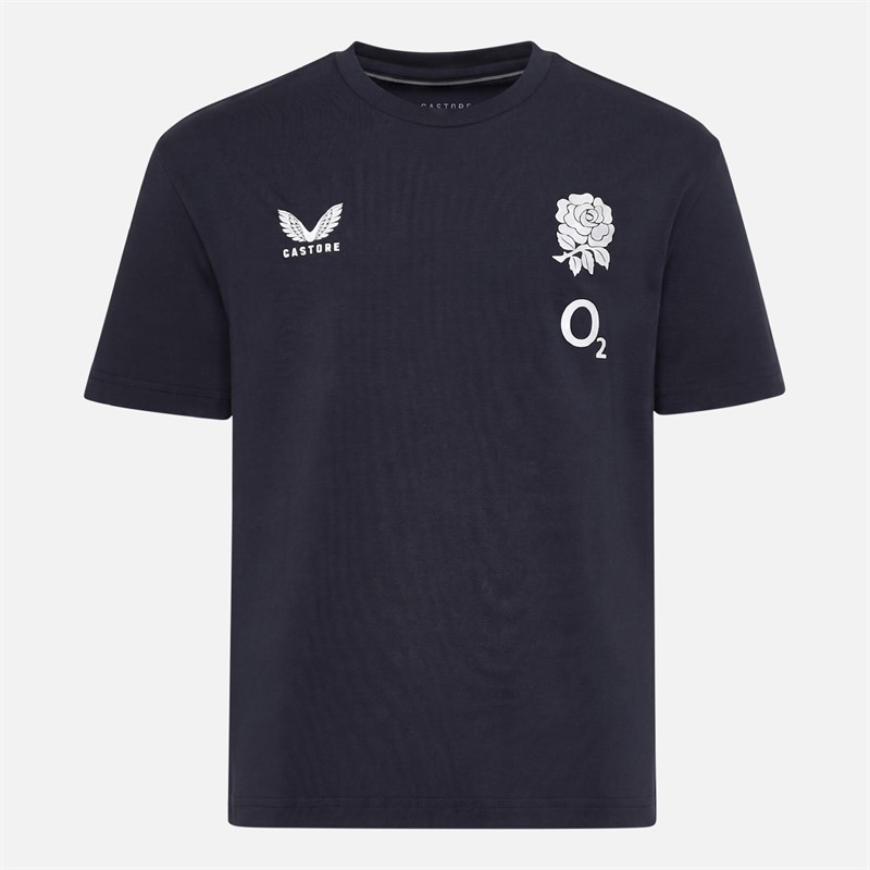 Castore Junior RFU England Rugby Travel T-Shirt Inkwell