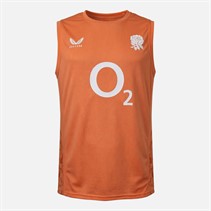 Castore Mens RFU England Rugby Performance Sleeveless Top Melon