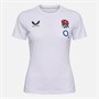 Castore Womens RFU England Rugby Travel T-Shirt Brilliant White