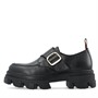 Bianco Mocassins Femme Biaginny Velcro Noir