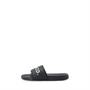 Bianco Damen Biastone Logo Slider Sandalen Schwarz