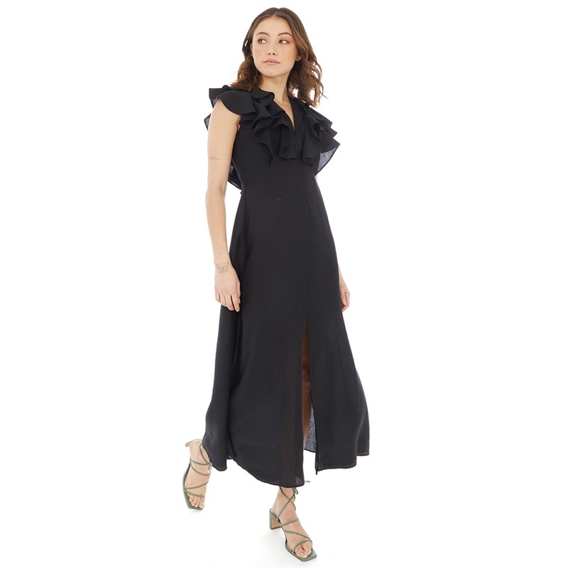 Nobody's Child Womens Coco Midi Dress Black