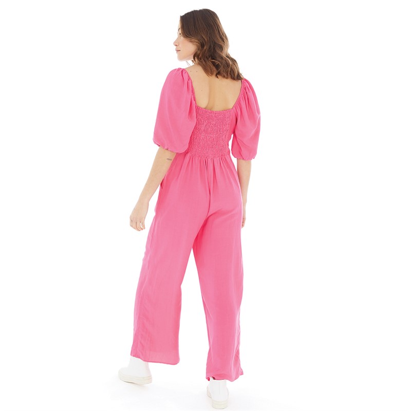 Nobody's Child Womens Simone Jumpsuit Pink