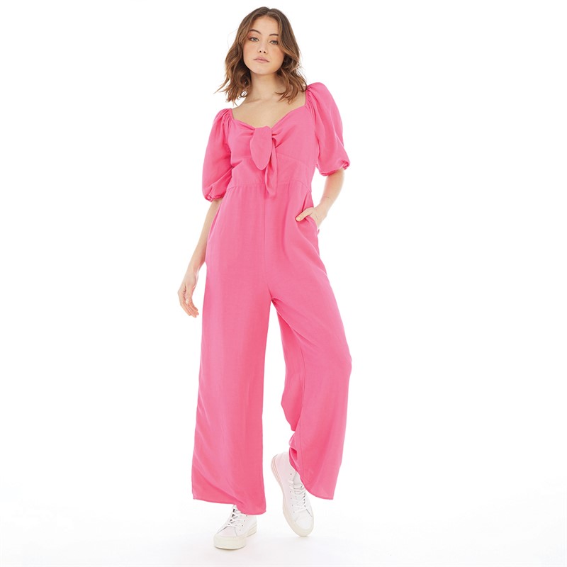 Nobody's Child Womens Simone Jumpsuit Pink