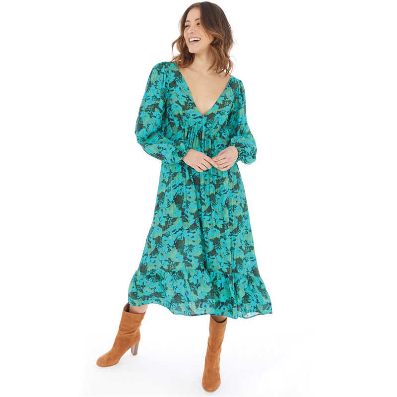 Nobody's Child Womens Ammie Midi Dress Green