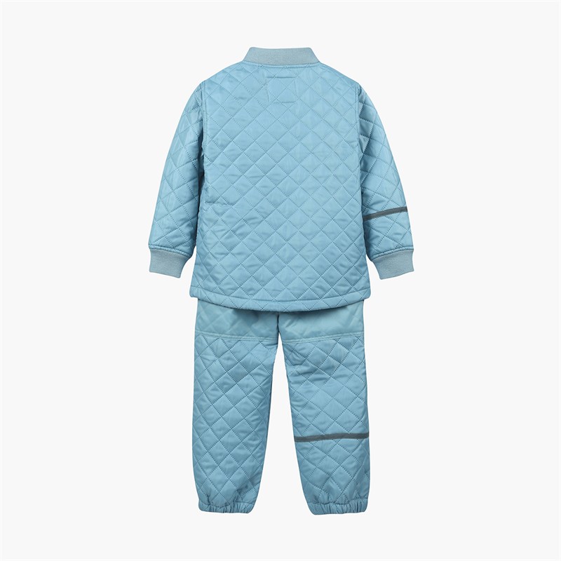 Celavi Ensemble thermique basique uni Enfant Celavie Cerulean
