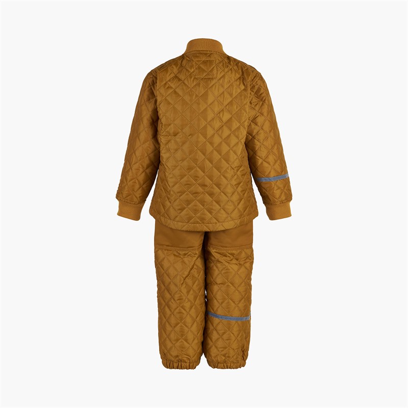 Celavi Ensemble thermique basique uni Enfant Celavie Buckthorn Brown