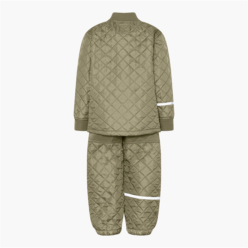 Celavi Ensemble thermique basique uni Enfant Celavie Khaki