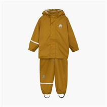 Celavi Kinder Celavie Uni PU Basic Regenkleidung Set Buckthorn Brown