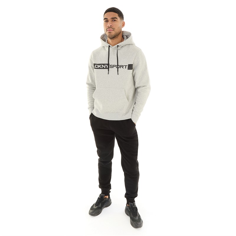 Buy DKNY Sport Mens Morningside Hoodie Silver Marl