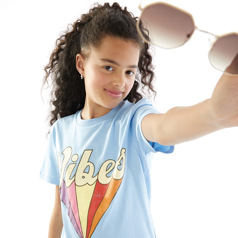 Suburban Riot Girls Vibes T-Shirt Blue Soul