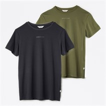 Copenhagen Legacy Jongens T-shirts Set van 2 Army/Antraciet