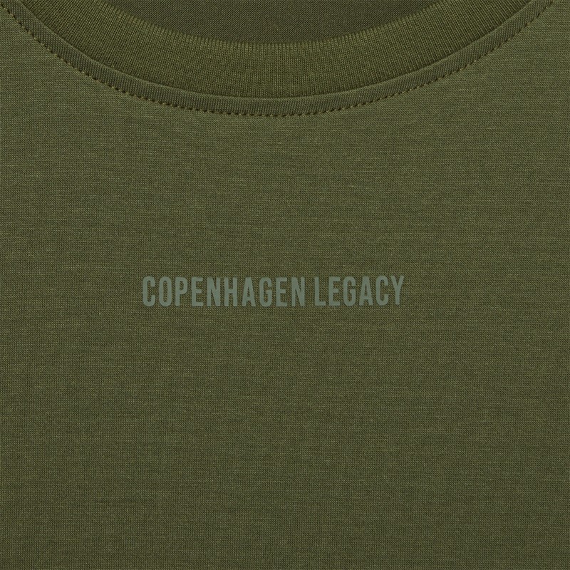 Copenhagen Legacy Jongens T-shirts Set van 2 Army/Antraciet