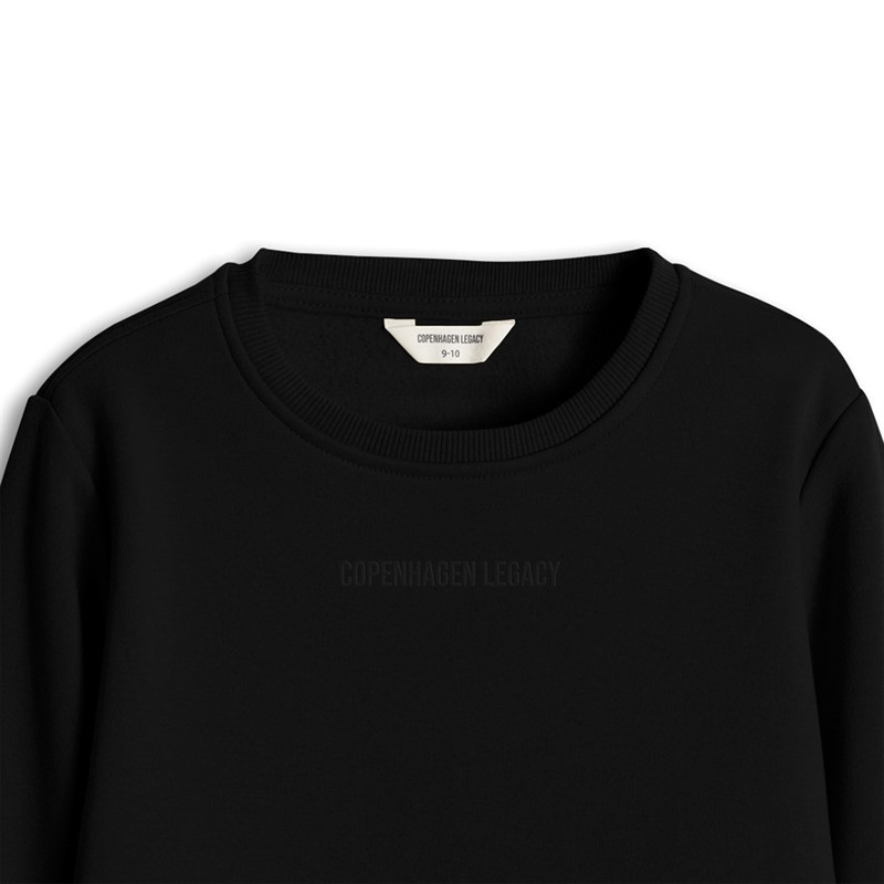 Copenhagen Legacy Sweatshirt Sort til drenge