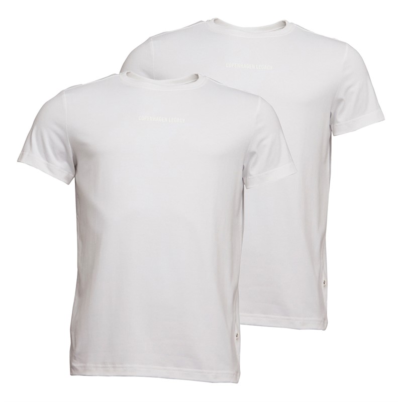 Copenhagen Legacy T-shirts blancs Homme (lot de 2)