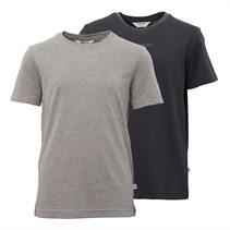 Copenhagen Legacy Jongens T-shirts 2-pack Grijs Melange/Antraciet