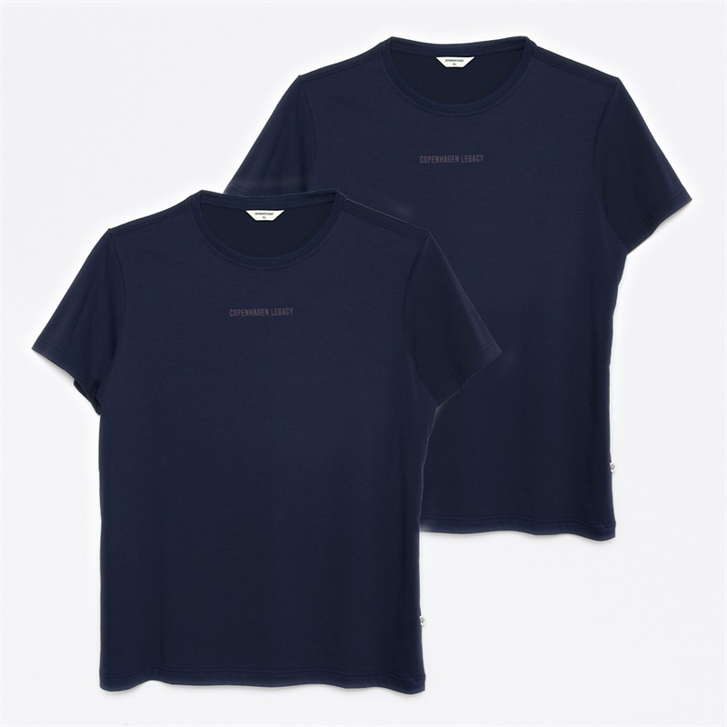 Copenhagen Legacy Herenshirt 2-pack Navy