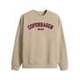 Copenhagen Legacy Crew Print Sweatshirt Ecru
