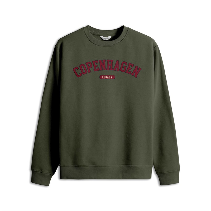 Copenhagen Legacy Sweatshirt met print Army