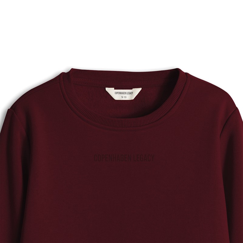 Copenhagen Legacy Kinder Sweatshirt Burgunderrot