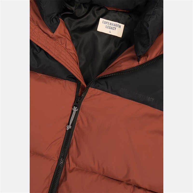 Copenhagen Legacy Veste à Capuche Homme Rouille/Noir