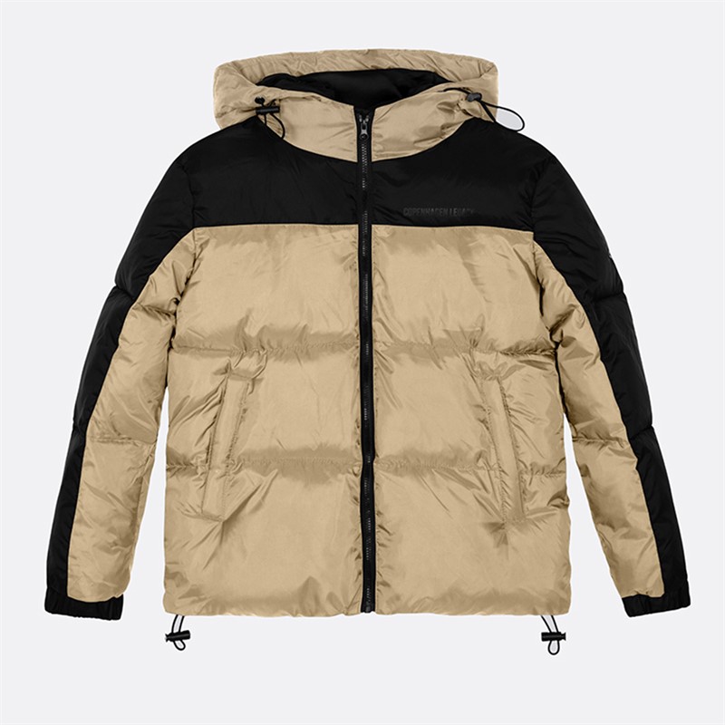 Copenhagen Legacy Kinderen Jas met Capuchon Khaki / Zwart - Maat 9/10Y